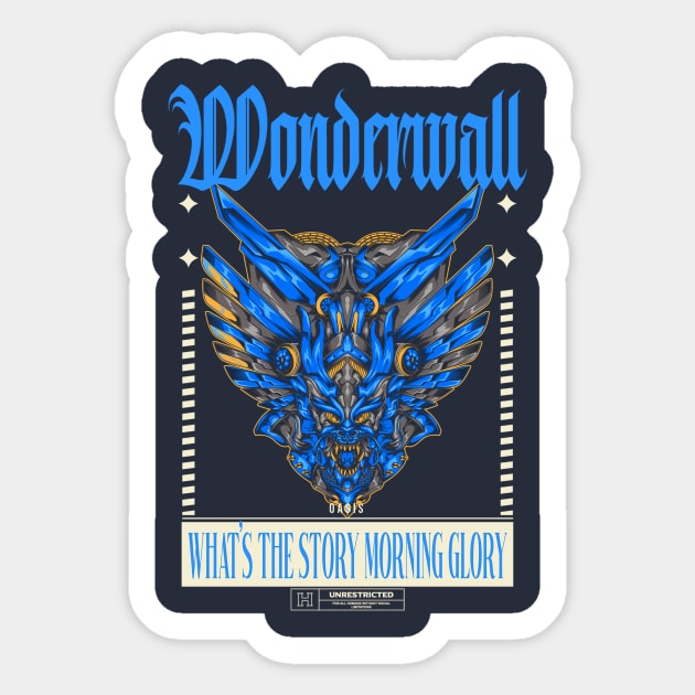 wonderwall What's the Story Morning Glory Sticker by Working Mens College